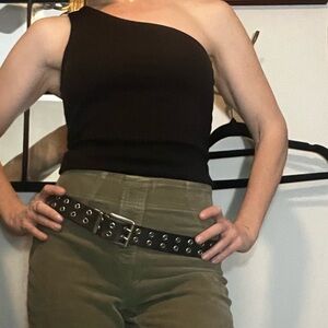 Le Lis Black Tank Top